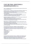 CYAF 382 FINAL QUESTIONS & ANSWERS&lpar;GRADED A&plus;&rpar;