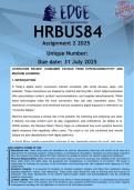 HRBUS84 Assignment 2 &lpar;LITERATURE REVIEW&rpar; 2025 - DISTINCTION GUARANTEED -- Consumer Fatigue from Hyperconnectivity and Machine Learning