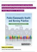 TEST BANK&colon; PUBLIC &sol; COMMUNITY HEALTH AND NURSING PRACTICE&colon;CARING FOR POPULATIONS&comma; 2ND EDITION&comma; CHRISTINE L&period; SAVAGE