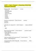 ALPP 1 - Unit 1 Chapter 1&colon; Questions With Fully Explained Solutions