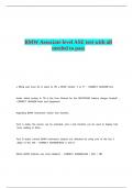 BMW Associate level ASE test with all needed to pass&period;