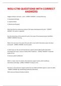 WGU-C790 QUESTIONS WITH CORRECT ANSWERS