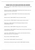 HAZMAT NFPA 1072 EXAM QUESTIONS AND ANSWERS&period;