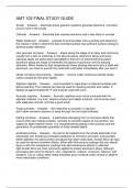 AMT 102 FINAL STUDY GUIDE