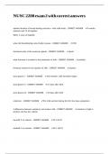 NUSC 2200 exam 2 with correct answers