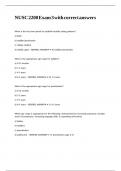 NUSC 2200 Exam 3 with correct answers