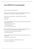 Nusc 2200 FINAL Exam study guide with correct answers&period;