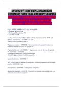 ENVSOCTY 1HB3 FINAL EXAM 2025  Questions with 100&percnt; Correct Verified  Solutions&vert;&vert;ALREADY GRADED For100&percnt;  GUARANTEED PASS<<BRAND NEW  VERSION>> McMaster University