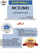 RCE2601 Assignment 3 DUE 8 August 2025