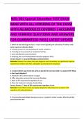  NES&colon; 601 Special Education TEST EXAM   BANK WITH ALL VERSIONS OF THE EXAM  WITH ALLMODULES COVERED &vert; ACCURATE  AND VERIFIED QUESTIONS AND ANSWERS  FOR GUARANTEED PASS&vert; LATEST UPDATE 