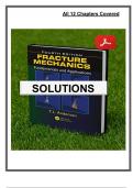 Solutions Manual for Fracture Mechanics&colon; Fundamentals and Applications &lpar;4th Edition&comma; 2018&rpar; - Anderson