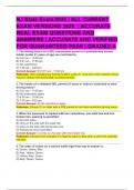NJ State Exam 2025 &vert; ALL CURRENT  EXAM VERSIONS 2025  &vert; ACCURATE  REAL EXAM QUESTIONS AND ANSWERS &vert; ACCURATE AND VERIFIED  FOR GUARANTEED PASS &vert; GRADED A  