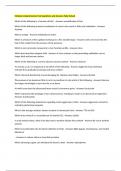 Mosbys Comprehensive Test Questions and Answers Fully Solved 