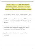 BSIS Firearm Written Exam &vert; 2025 LATEST UPDATED&vert;  COMPLETE QUESTIONS AND ANSWERS &vert; 100&percnt; RATED CORRECT &vert; 100&percnt; VERFIED &vert; ALREADY GRADED A&plus;&vert;GET A&plus;
