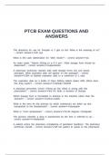 PTCB EXAM QUESTIONS AND ANSWERS