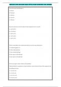 SERVSAFE FOOD MANAGER EXAM &lpar;ACTUAL EXAM&rpar; QUESTIONS AND ANSWERS