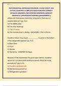 RETA INDUSTRIAL REFRIGERATION BOOK 3 EXAM LATEST 2025  ACTUAL EXAM WITH COMPLETE QUESTIONS AND CORRECT  DETAILED ANSWERS &lpar;100&percnt; VERIFIED ANSWERS&rpar; &vert;ALREADY  GRADED A&plus;&vert; &vert;&vert;PROFESSOR VERIFIED&vert;&vert; &vert;&vert;BRANDNEW&excl;&excl;&excl;&vert;&vert; 
