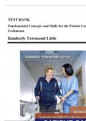 Fundamental Concepts and Skills for the Patient Care Technician (2nd Edition, Mosby 2022) – Kimberly Townsend Little – Complete Test Bank with Answers LATEST 2025 ANSWERSHEET GRADED A +