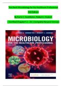 Test Bank For Microbiology for the Healthcare Professional&comma; 3rd Edition By VanMeter and Hubert&vert;9780323834797&vert; All Chapters 1-25&vert; LATEST