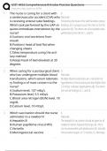 EXIT HESI Comprehensive B Evolve Practice Questions