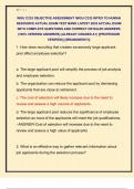 WGU C232 OBJECTIVE ASSESSMENT &sol;WGU C232 INTRO TO HUMAN  RESOURCE ACTUAL EXAM TEST BANK LATEST 2025 ACTUAL EXAM  WITH COMPLETE QUESTIONS AND CORRECT DETAILED ANSWERS  &lpar;100&percnt; VERIFIED ANSWERS&rpar; &vert;ALREADY GRADED A&plus;&vert; &vert;&vert;PROFESSOR  VERIFIED&vert;&vert; &vert;&vert;BRANDNEW&excl;&excl;&excl;&vert;&vert;