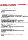 Pharmacology 5334 Quiz 1 Key Concepts&comma; Questions&comma; and Answers for Exam Success&period;pdf