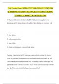 TMC Practice Exam &vert; 2025 LATEST UPDATED&vert; 151 COMPLETE QUESTIONS AND ANSWERS &vert; 100&percnt; RATED CORRECT &vert; 100&percnt; VERFIED &vert; ALREADY GRADED A&plus;&vert;GET A&plus;