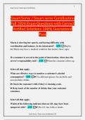 Smart Serve &sol; Smart serve Certification  Fall2025 Exam Questions with Correct  Verified Solutions 100&percnt; Guaranteed  Pass