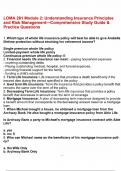 LOMA 281 Module 2 Understanding Insurance Principles and Risk Management&mdash;Comprehensive Study Guide & Practice Questions&period;pdf
