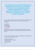 ATI CARDIOVASCULAR PROCTORED EXAM  VERSION 2 2025 WITH ACTUAL CORRECT  QUESTIONS AND VERIFIED DETAILED  ANSWERS &vert;FREQUENTLY TESTED  QUESTIONS AND SOLUTIONS &vert;ALREADY  GRADED A&plus;&vert;NEWEST&vert;LATEST UPDATE  &vert;GUARANTEED PASS