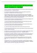 Metal Coils Endorsement &lpar;NYS&rpar; &lpar;Actual&rpar; Exam Graded A&plus; -Verified