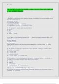 NU 670 ADVANCED PSYCHOPHARMACOLOGY FINAL EXAM WITH Q & A ALREADY SOLVED