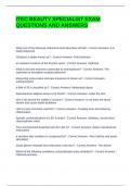 ITEC BEAUTY SPECIALIST EXAM QUESTIONS AND ANSWERS