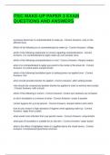 ITEC MAKE-UP PAPER 3 EXAM QUESTIONS AND ANSWERS