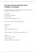 MN 566 EXAM QUESTIONS WITH CORRECT ANSWERS
