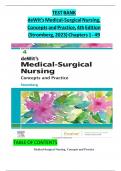 Medical-Surgical Nursing&colon; Concepts and Practice &ndash; deWit&comma; 4th Edition &lpar;Stromberg&comma; 2023&rpar; &ndash; Complete Test Bank &lpar;Chapters 1&ndash;49&rpar; with Answers