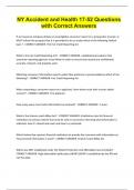 NY Accident and Health 17-52 Questions with Correct Answers