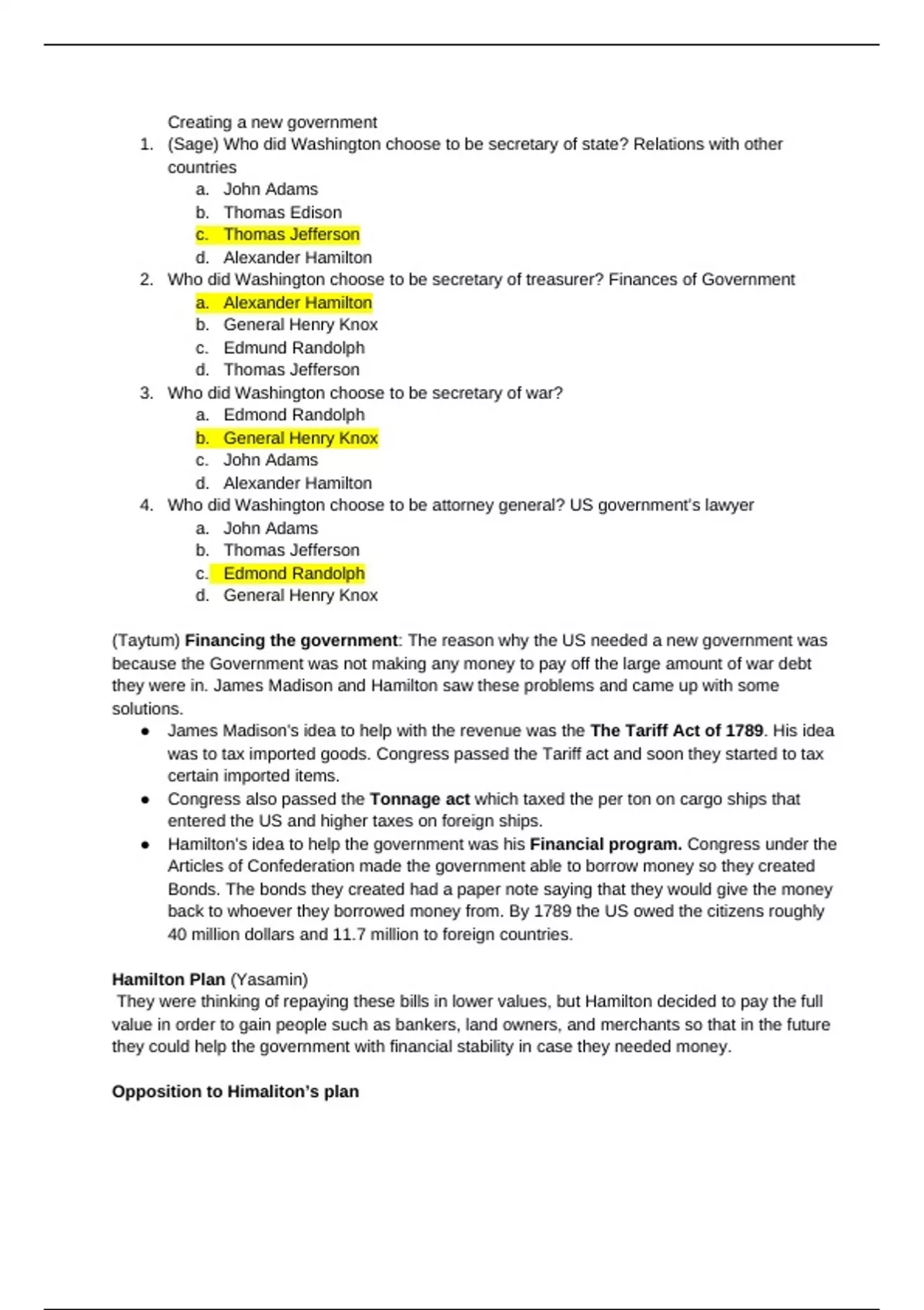 Summary Chapter 4 Lesson 1 mc graw hill education - US History - Stuvia US