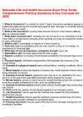 Nebraska Life and Health Insurance Exam Prep Guide Comprehensive Practice Questions & Key Concepts for 2025&period;pdf