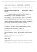 NCM 109LEC FINALS &ndash; QUESTIONS & ANSWERS