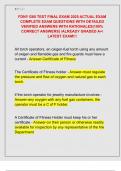 FDNY G60 TEST FINAL EXAM 2025 ACTUAL EXAM  COMPLETE EXAM QUESTIONS WITH DETAILED  VERIFIED ANSWERS WITH RATIONALES&lpar;100&percnt;  CORRECT ANSWERS&rpar; &sol;ALREADY GRADED A&plus;&sol;  LATEST EXAM&excl;&excl;&excl; 