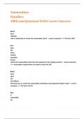 Ammunition Handlers 108 Exam Questions With Correct Answers