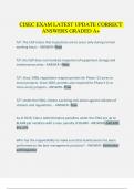 CISEC Exam Prep &ndash; Verified Questions & Answers &lpar;Graded A&plus;&rpar; 2025