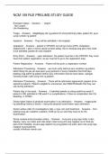 NCM 109 RLE PRELIMS STUDY GUIDE