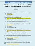 ATI RN Comprehensive Predictor Form B EXAM UPDATED 2025 &lpar;A&plus; GRADED 100&percnt; VERIFIED&rpar;