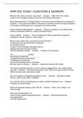 HRIR 3021 EXAM 1 QUESTIONS & ANSWERS
