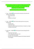 ERSC181 Verified Multiple Choice and Conceptual  Actual Exam Questions With Reviewed 100&percnt;  Correct Detailed Answers   Guaranteed Pass&excl;&excl;Current Update 
