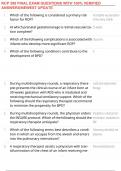 RCP 388 FINAL EXAM QUESTIONS WITH 100&percnt; VERIFIED ANSWERS&sol;NEWEST UPDATE