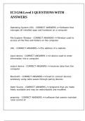 IC3 GS6 Level 1 QUESTIONS WITH ANSWERS&comma;