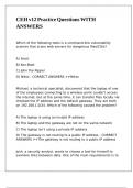 CEH v12 Practice Questions WITH ANSWERS